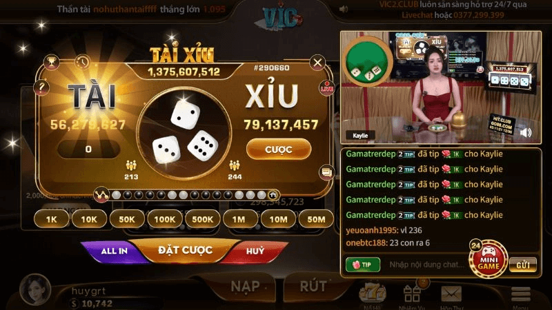 Sức hút khó cưỡng của game tài xỉu livestream Zowin