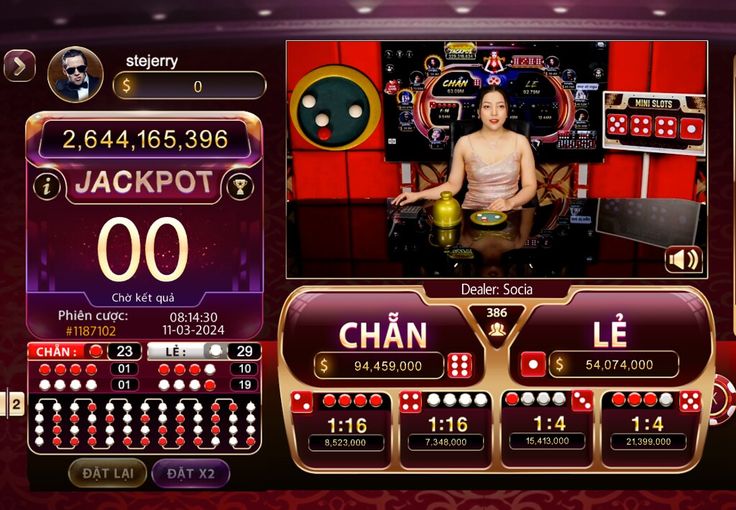 Chơi Xóc đĩa livestream cùng người thật